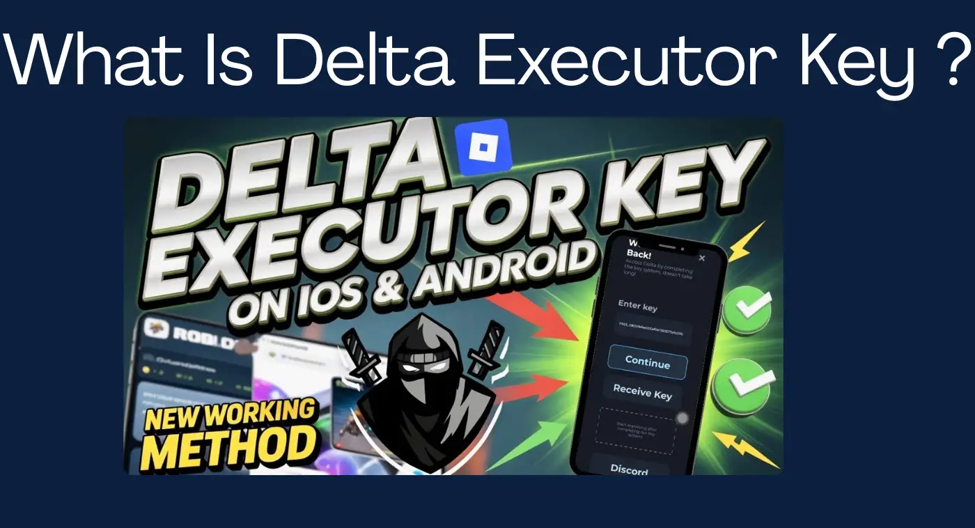 Delta Executor Key temporary access pass used before running Roblox scripts